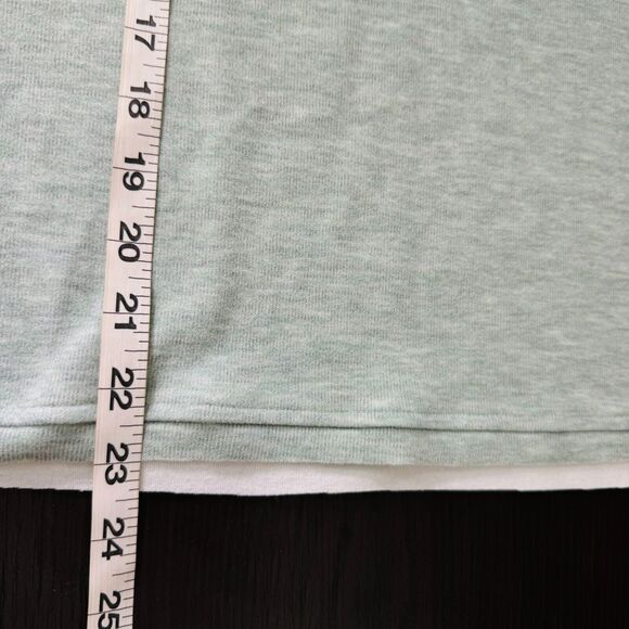 Johnny Was Calme Sweater Women Extra Large Puff Sleeve Cozy Sweatshirt Green XL - Picture 12 of 14